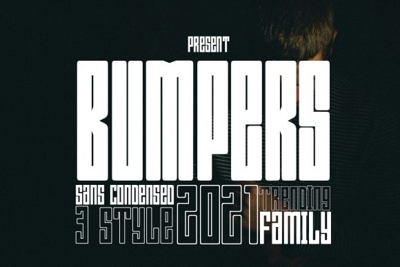 Bumpers: A Bold Futuristic Display Typeface