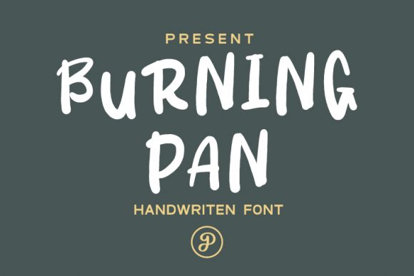 Burning Pan: A Quirky Display Font for Bold Designs