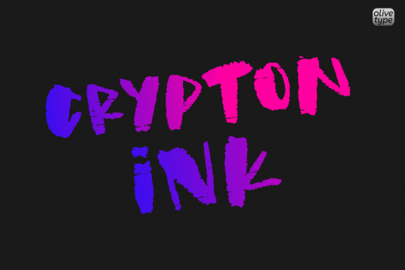 Crypton Ink: A Modern Display Font for Striking Designs
