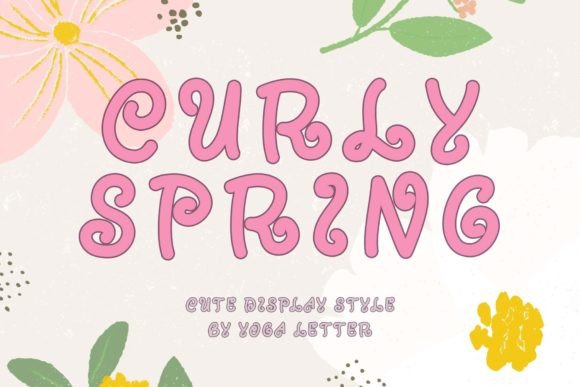 Curly Spring: A Playful Font for Joyful Designs