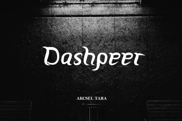 Dashpeer: A Unique Display Font for Bold Designs