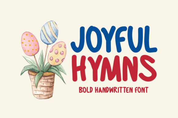 Discover Joyful Hymns: A Bold, Vibrant Display Font