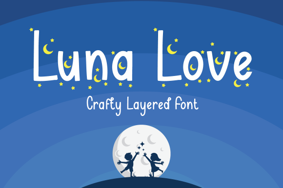 Discover the Whimsical Charm of the Luna Love Font