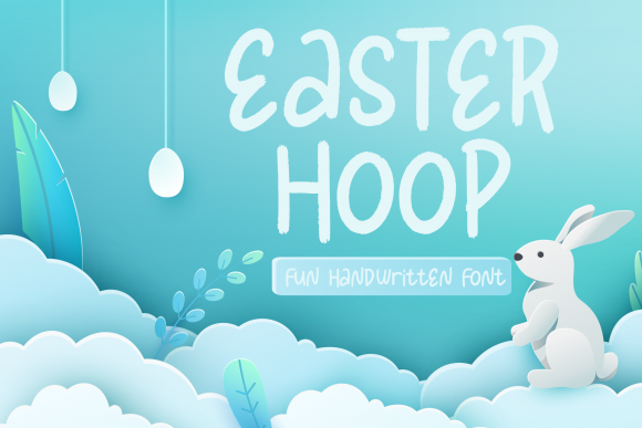 Easter Hoop: A Fresh Display Font for Creative Projects