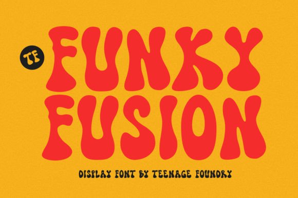 Funky Fusion: A Groovy Display Font for Retro Charm