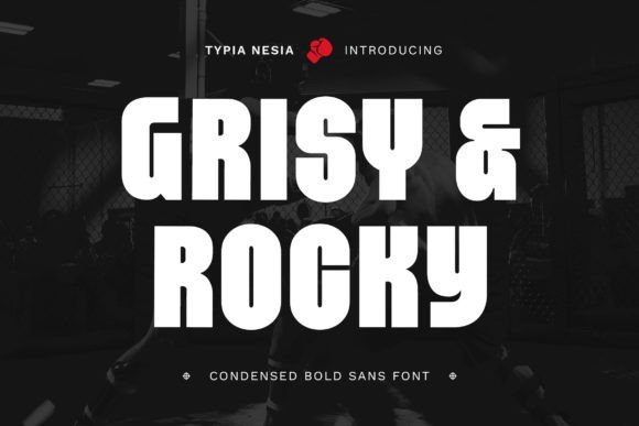 Grisy & Rocky: Bold Condensed Sans Serif for Impactful Design
