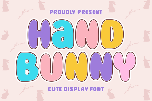 Hand Bunny: A Charming Display Font for Creative Projects
