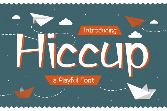 Hiccup: The Adorable Display Font for Creative Projects