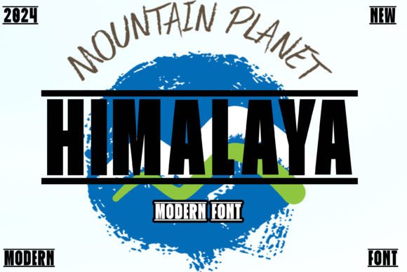 Himalaya: A Modern Display Font for Creative Projects
