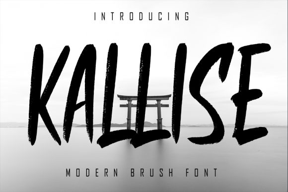 Kallise: The Brushed Display Font for Creative Projects