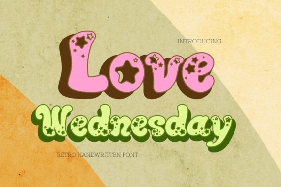 Love Wednesday: A Charming Retro Display Font
