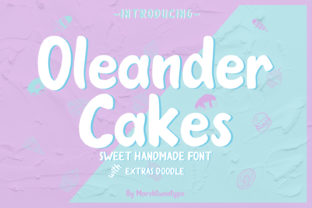 Oleander Cakes: A Handcrafted Display Typeface for Bold Design