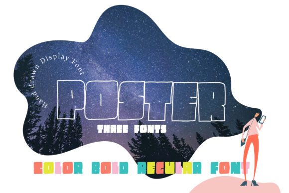 Poster: A Playful Display Font for Creative Projects