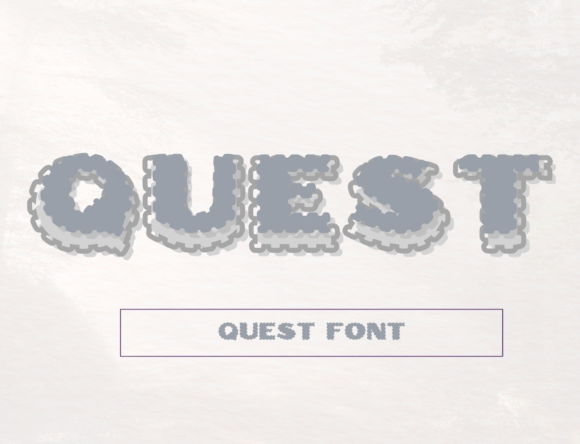 Quest: A Display Font with Creative Versatility