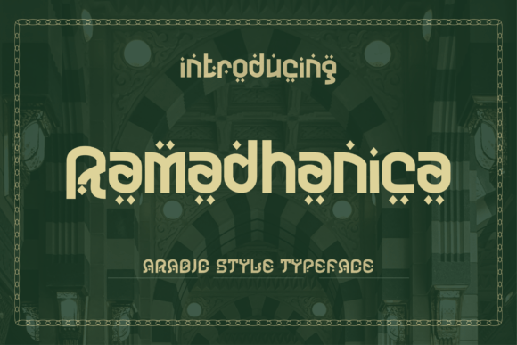 Ramadhanica: A Modern Display Font for Bold Design