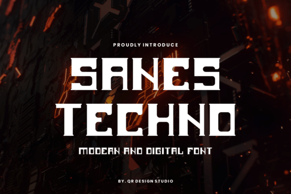 Sanes Techno: A Modern Typeface for Sophisticated Designs