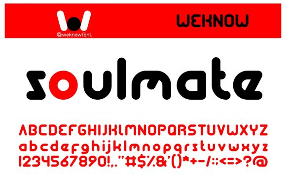Soulmate: A Display Font for Modern Digital Design