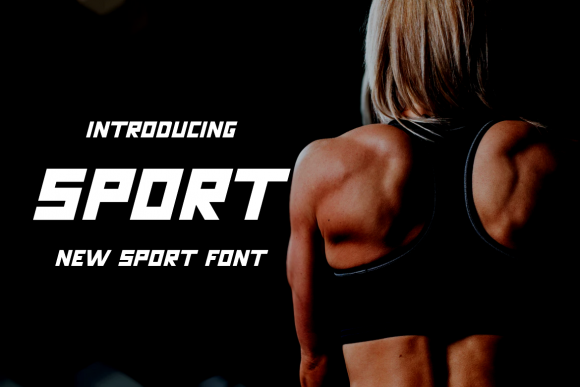 Sport: A Sharp Display Font for Modern Designs