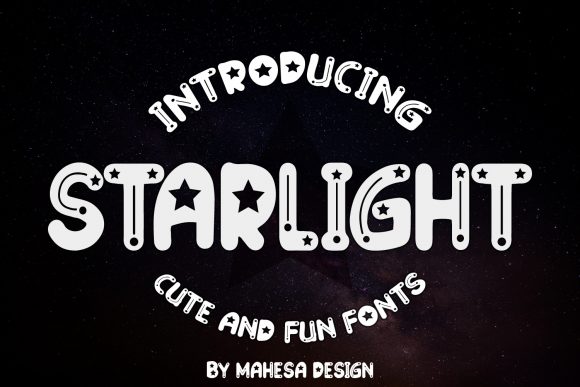 Starlight: A Dazzling Display Font for Creative Projects