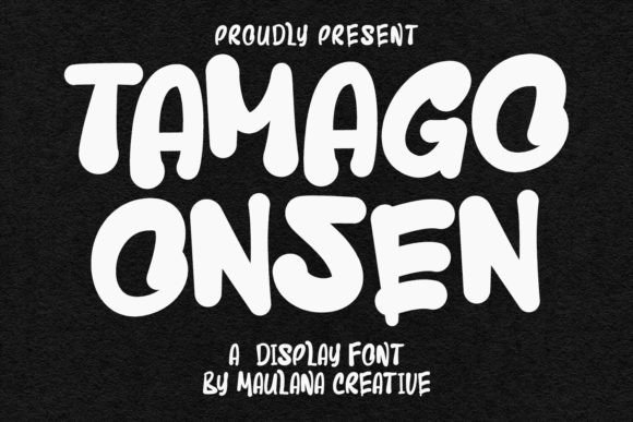 Tamago Onsen: A Quirky Font for Playful Designs