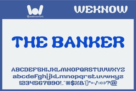 The Banker: A Display Font for Bold, Polished Designs